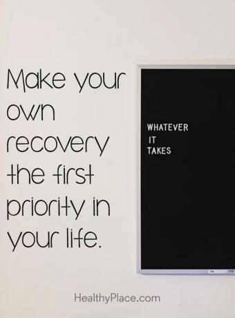 Závislosť - Urobte z vlastnej obnovy prvú prioritu vo svojom živote.