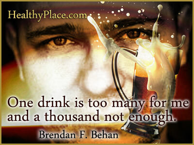 Insightful addiction citát - Jeden nápoj je pre mňa príliš veľa a tisíc nestačí.