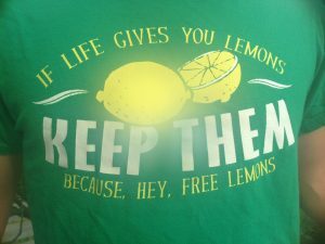 f život vám dáva citróny, nepropadajte panike