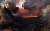 Obraz Johna Martina „Veľký deň jeho hnevu“ zobrazuje hnev.